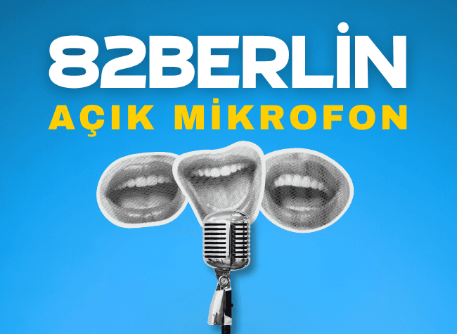 Berlin Türkçe Açık Mikrofon afişi, 27.10.2026