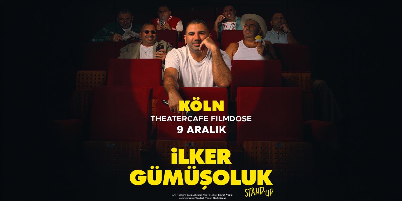 İlker Gümüşoluk – Köln, Theatercafe Filmdose, 9 Aralık afişi